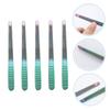 VICASKY 5pcs Professional Nail File Stainless Files for Fingernails Toenails Buffer Cuticle Bit for Manicure view 4