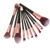 10 pieces of black makeup brush set, super large, including foundation make-up brush, brush view 1