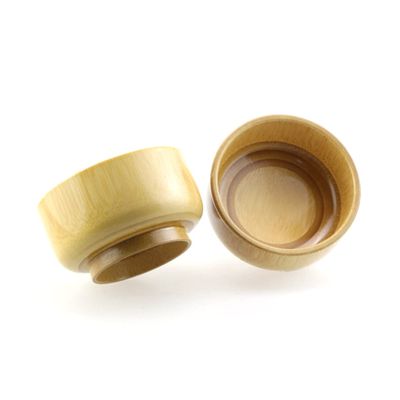 Didiseaon Men's Shaving Soap Bowl Bamboo Deep Mug for Wet Shave Soap Cup for Travel