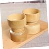 Didiseaon Men's Shaving Soap Bowl Bamboo Deep Mug for Wet Shave Soap Cup for Travel view 4