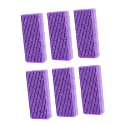 KAILIKETIY 6pcs Pumice Foot Dead Skin Exfoliating Tool for Men Pu Material Grinding Stone for Pedicure Easy to Store and Health Circulation