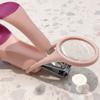 KESYOO Infant Nail Clipper Magnifier for Safe Baby Toenail and Fingernail Care Non-Slip Grip Material for Newborns and Toddlers view 2