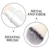 BELLIFFY Men Portable Shaving Brush Compact Beard Brush for Travel Face Cleansing Tool Lightweight Design for Home and Salon Use view 4