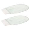 LALADEFIEE 2pcs Silk Exfoliating Mitts for Smooth Skin Soft Silk Bath Scrubber Body Exfoliator Gloves for Home and Travel Gentle Dead Skin Removal Portable and Fit view 1