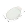 LALADEFIEE 2pcs Silk Exfoliating Mitts for Smooth Skin Soft Silk Bath Scrubber Body Exfoliator Gloves for Home and Travel Gentle Dead Skin Removal Portable and Fit view 2