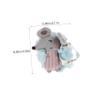 Baluue 2pcs Cartoon Animal Bath Ball Loofah Soft Body Scrubber for Shower Women Bathroom Accessory view 2