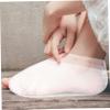 LOLIPPYY 10 Pairs of Disposable Foot Covers Moisturizing Socks for Foot Care Double-Layer PE Film Masks view 4