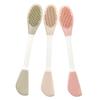 DEARMAMY 3pcs Dual End Silicone Facial Mask Applicators Scrubber for and Precise Mask Application Ergonomic Design view 1