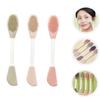 DEARMAMY 3pcs Dual End Silicone Facial Mask Applicators Scrubber for and Precise Mask Application Ergonomic Design view 4