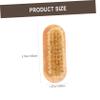 CALLARON Nail Brush Set 2 Sided Natural Boar Bristle Wooden Brush Soft Fingernail Scrubber for Home Travel Random Color view 2