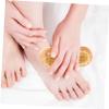 CALLARON Nail Brush Set 2 Sided Natural Boar Bristle Wooden Brush Soft Fingernail Scrubber for Home Travel Random Color view 4
