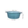 Gatuida Plastic Bedside Washbasin Versatile Face Laundry Vegetable Washer Sleek Easy-clean Design for Home Travel view 2