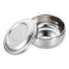 DEARMAMY Stainless Steel Wet Shave Cup Simple Foaming Bowl Cover Travel Shaving Bowl for Men view 1
