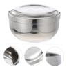 VICASKY 1Pc Stainless Steel Simple Shaving Bubble Bowl with Lid Practical Foaming Container for Men Durable Shaving Soap Holder for Traditional Wet Shaving view 4