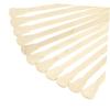 Happyyami 100pcs Disposable Wooden Wax Spatulas Rounded Ends Applicators for Hair Removal for Salon Home Use Compatible Hot and Strip Wax view 4