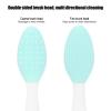 Black Tip Blackhead Remover Brush, Deep Cleaning Lip Brush with ABS Material, Multi Directional Cleaning Nose Cleansing Brush for Exfoliation and Blackhead Removal (#5) view 2