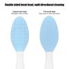 Black Tip Blackhead Remover Brush, Deep Cleaning Lip Brush with ABS Material, Multi Directional Cleaning Nose Cleansing Brush for Exfoliation and Blackhead Removal (#7) view 3