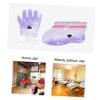 VICASKY 2pairs Hand Foot Wax Kit Spa Paraffin Wax Therapy Gloves Non-woven Covers Fit for Beauty Salons Home Use view 2
