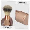 Baluue Soft Bristle Beard Brush for Men Portable Grooming Tool for to Use Beard Care Brush Compact Design for Home and Outdoor Use view 4