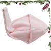 GALPADA Absorbent Coral Hair Drying Cap -Dry Towel for Women Lightweight Portable and Quick Moisture Absorption Pink Home and Travel Use view 3