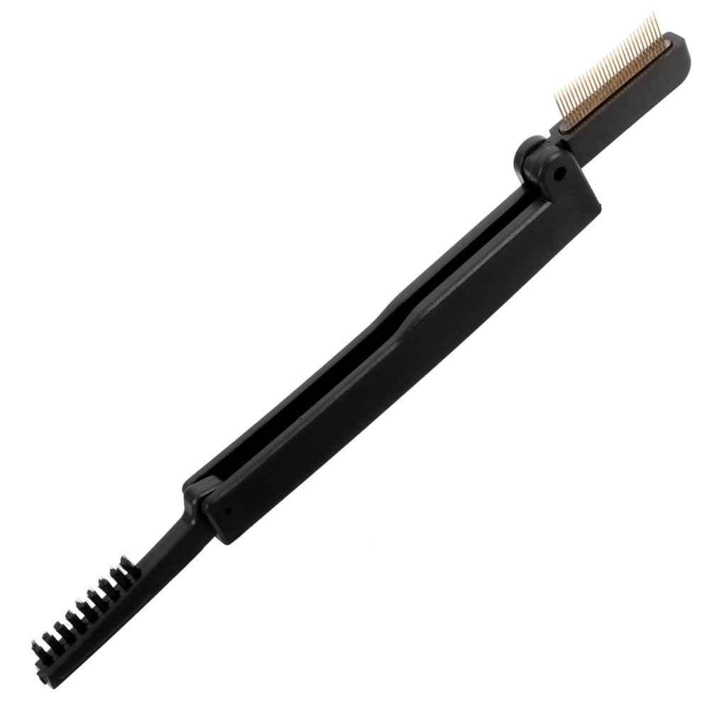 VALICLUD Eyelash Comb Double-Sided Folding Brush for Eye Makeup Portable Separator Tool for Lashes and Eyebrows for Travel and Everyday Use Lightweight and Reusable Design for Women