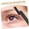 VALICLUD Eyelash Comb Double-Sided Folding Brush for Eye Makeup Portable Separator Tool for Lashes and Eyebrows for Travel and Everyday Use Lightweight and Reusable Design for Women view 4