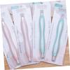 Ipetboom 3pcs Stainless Steel Nail Cleaners Cuticle Fork Dead Skin Remover for Fingernail File Fork Skin Treatment view 4