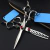 USZWBY Hair Cutting Shears Kit, 6 Inch Professional Steel Gem Scissor Dragon Handle Hair Haircut Thinning Barber Cutting Shears Hairdressing S view 1