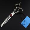 USZWBY Hair Cutting Shears Kit, 6 Inch Professional Steel Gem Scissor Dragon Handle Hair Haircut Thinning Barber Cutting Shears Hairdressing S view 4