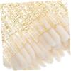 PACKOVE 100pcs Crystal Lip Gloss Wands Elegant Disposable Lip Applicators for Lipstick for Professional and Personal Use Chic Makeup Tool Kit view 3