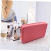Ipetboom Portable Makeup Bag Travel Toiletry Bag Silicone Makeup Brush Storage Zipper Closing Small view 3