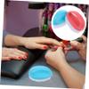 PartyKindom 2pcs Candy Nail Cleaning Brushes for Fingernails and Toenails Soft Bristle Hand Nail Dust Cleaner for Home and Salon Use Lightweight and Convenient Manicure Supply view 4