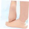 CTIRCHIU 3pairs Moisturizing Lotion Socks for Foot Care Exfoliating and Reusable Elastic Socks for Cracked Heel Repair Soft and Hydrating Foot Covers Skin Tone Pink view 3