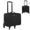 Relavel Extra Large Makeup Case with Folding Hand Truck, Large Makeup Organizer Bag with Adjustable Dividers, Lightweight Dolly Cart with 2 Big Wheels, Makeup Artist Kit view 1