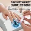120W Nail Dust Collector with Filter, Polishing Drill Powder Trap Remover, Electric Professional Nails Vacuum Cleaner, Manicure Pedicure Tool (110V) view 2