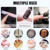 120W Nail Dust Collector with Filter, Polishing Drill Powder Trap Remover, Electric Professional Nails Vacuum Cleaner, Manicure Pedicure Tool (110V) view 3