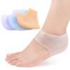 TEOYETTSF 2 Pair Gel Silicone Heel Protectors Socks Pedicure Moisturizing Feet Pain Relief Heels Foot Care(D) view 4