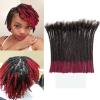 0.6cm Human Hair Dreadlock Extensions 8 Inch 50 Strands Ombre Loc Extensions Human Hair for Men Human Human1b/Bug view 1