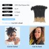 0.6cm Thickness 10 Inch 50 Strands 100% Real Human Hair Dreadlock Extensions for Man/Women Full Head Handmade Can Be Dyed and Bleached Soft loc Extensions with Needle and Comb view 3