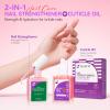 Natural Nail Growth & Oil Kit: Rose & Pomegranate Nail Care Set - Deep Repair for Damaged Nails - Rich Winter Scent - Cruelty-Free Vegan Formula view 2