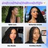Deep Wave Human Braiding Hair for Boho Braids  26 Inch 120g 3 Bundles/Pack Honey Blonde, 100% Unprocessed 12A Brazilian Virgin Hair Bulk, No Weft, Wet & Wavy Curly Knotless Extensions view 2