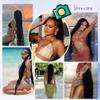 Deep Wave Human Braiding Hair for Boho Braids  26 Inch 120g 3 Bundles/Pack Honey Blonde, 100% Unprocessed 12A Brazilian Virgin Hair Bulk, No Weft, Wet & Wavy Curly Knotless Extensions view 3