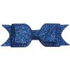 10Pcs Glitter Hair Bow Clips, 9.5cm Triple Layer, Sparkly Hair Accessories (10Pcs Royal Blue, With Clip) view 1