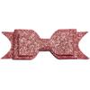 10Pcs 9.5cm Three Layers Glitter Gold Powder Hair Bows for Hair Clips Handmade Shiny Hairbows for Hair Accessories (10Pcs Dusty Pink, With No Clip) view 1