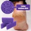 100pcs Foot Pumice Stone Bulk,Exfoliating Disposable Foot Pumice Stones,Feet Callus Remover Pedicure Tool,Purple Cleaning Stone Sponge,Double-Sided Scrub Feet Brush Heel Cuticle Bath Spa view 4