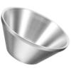 Baluue Men's Shaving Bowl Stainless Steel Beard Care Cup Reusable Shaving Mug Lid view 1
