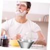 Baluue Men's Shaving Bowl Stainless Steel Beard Care Cup Reusable Shaving Mug Lid view 3