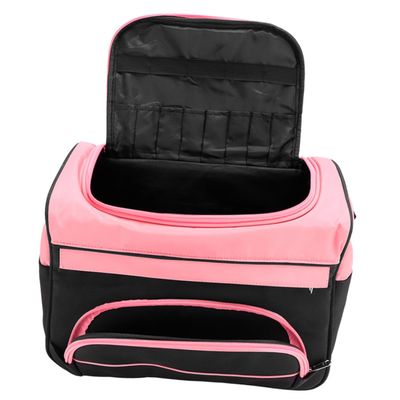 BESTYASH Multi-Purpose Barber Travel Bag for Stylists Large Capacity Hairdressing Tool Organizer Portable Oxford Makeup Case for Hair Tools and Accessories
