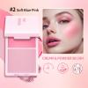 2 In 1 Cream And Powder Blusher Palettes Compact Face Makeup For Natural Long Lasting Color Smooth Application view 3