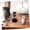BESTYASH Shaving Brush Stand and Holder Metal Rack Organizer for Shaving Tools Compact Design for Bathroom Air Drying Efficiency and Keeps Items Tidy view 2
